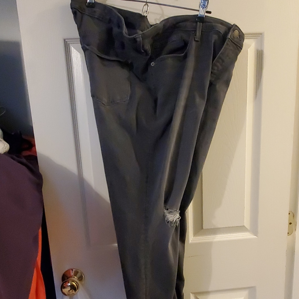 Gray jeans
